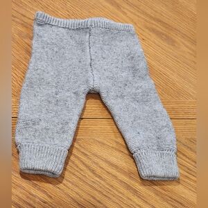 Cyrillus Paris Cozy Thick Gray Knit Baby Pants, 9M